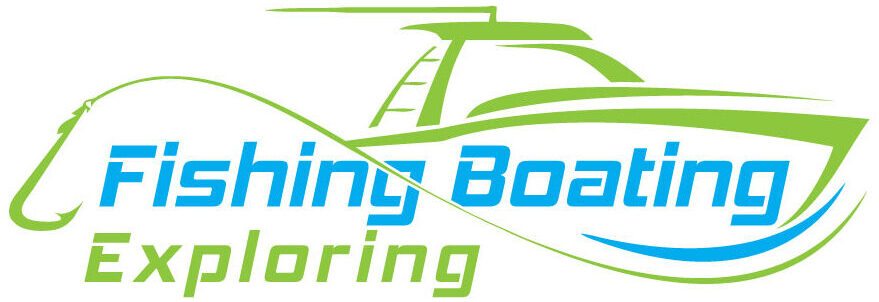 fishing boating exploring logo